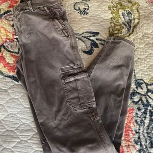 Level 99 Anthropologie Skinny Cargo/Moto Size 27